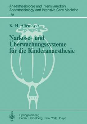 bokomslag Narkose- und berwachungssysteme fr die Kinderanaesthesie