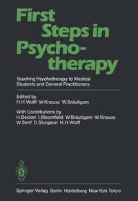 bokomslag First Steps in Psychotherapy