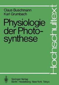 bokomslag Physiologie der Photosynthese