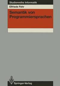 bokomslag Semantik von Programmiersprachen