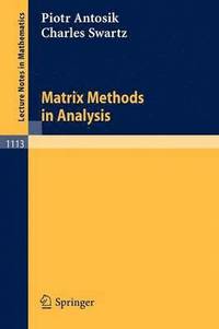 bokomslag Matrix Methods in Analysis