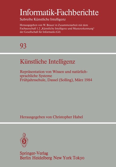 Christopher Habel - Künstliche Intelligenz, Häftad