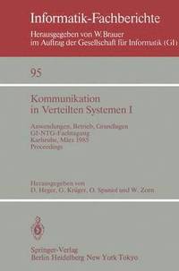 bokomslag Kommunikation in Verteilten Systemen I