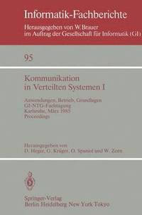 bokomslag Kommunikation in Verteilten Systemen I