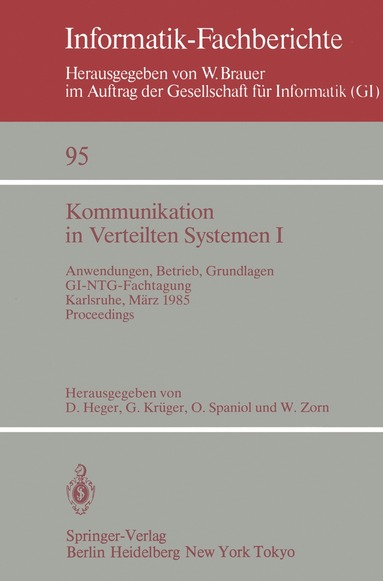 bokomslag Kommunikation in Verteilten Systemen I