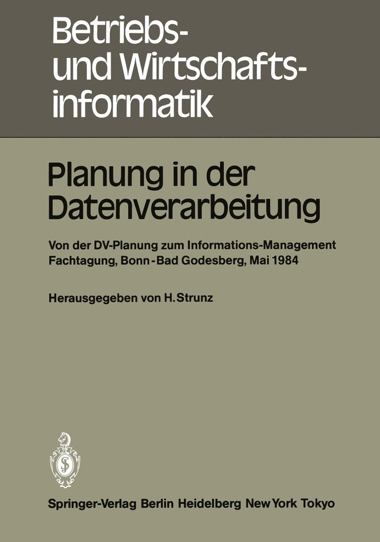 Planung in der Datenverarbeitung 1