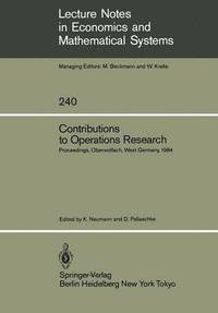 bokomslag Contributions to Operations Research