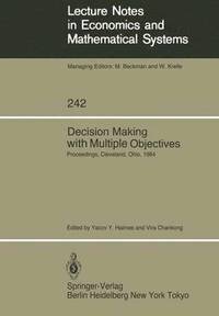 bokomslag Decision Making with Multiple Objectives