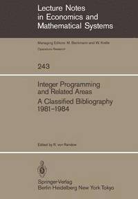 bokomslag Integer Programming and Related Areas