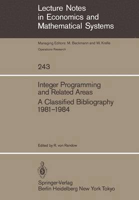 Integer Programming and Related Areas 1