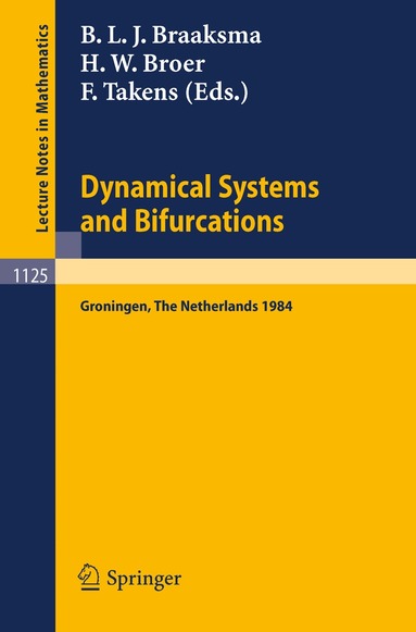 Boele Braaksma, Hendrik Broer, Floris Takens - Dynamical Systems and Bifurcations, Häftad