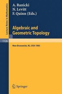 bokomslag Algebraic and Geometric Topology