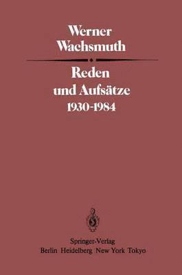bokomslag Reden und Aufsätze 1930-1984