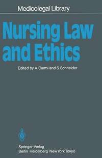 bokomslag Nursing Law and Ethics