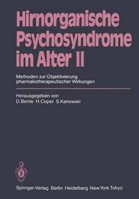 bokomslag Hirnorganische Psychosyndrome im Alter II