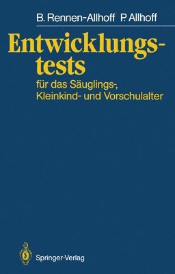 bokomslag Entwicklungstests fur das Sauglings-, Kleinkind- und Vorschulalter