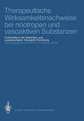 Therapeutische Wirksamkeitsnachweise bei nootropen und vasoaktiven Substanzen 1