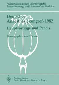 bokomslag Deutscher Anaesthesiekongre 1982