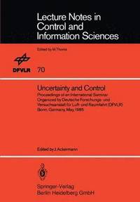 bokomslag Uncertainty and Control