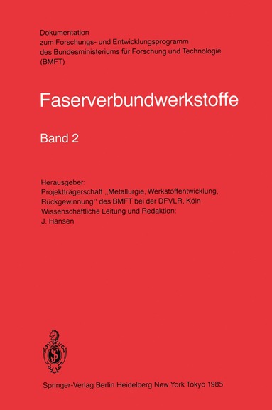 bokomslag Faserverbundwerkstoffe