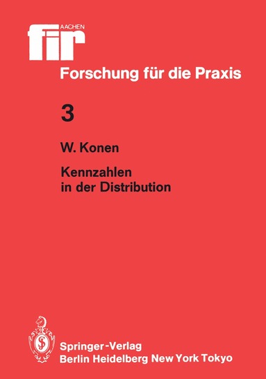 Werner Konen - Kennzahlen in der Distribution, Häftad