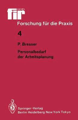 bokomslag Personalbedarf der Arbeitsplanung