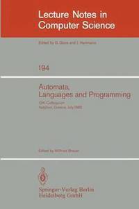 bokomslag Automata, Languages and Programming