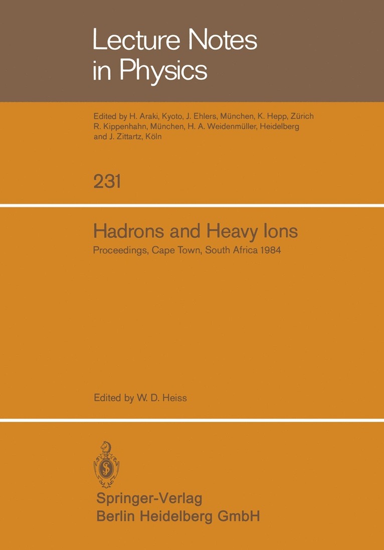 Hadrons and Heavy Ions 1