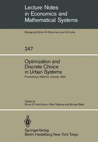 bokomslag Optimization and Discrete Choice in Urban Systems