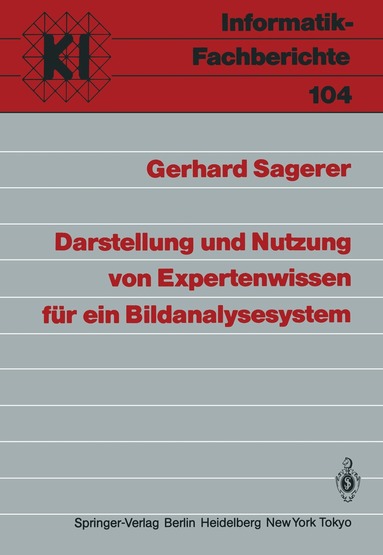 Gerhard Sagerer - Darstellung und Nutzung von Expertenwissen für ein Bildanalysesystem, Häftad
