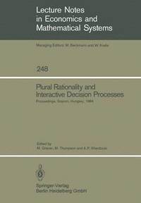 bokomslag Plural Rationality and Interactive Decision Processes