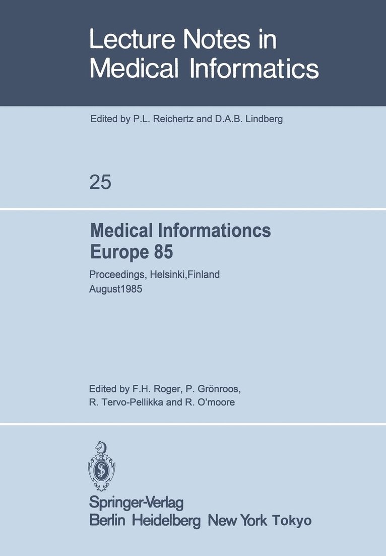 Medical Informatics Europe 85 1