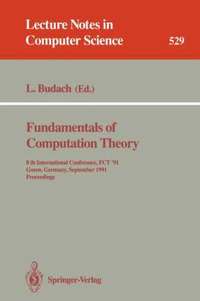 bokomslag Fundamentals of Computation Theory