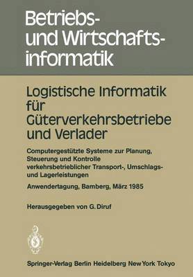 Logistische Informatik fr Gterverkehrsbetriebe und Verlader 1