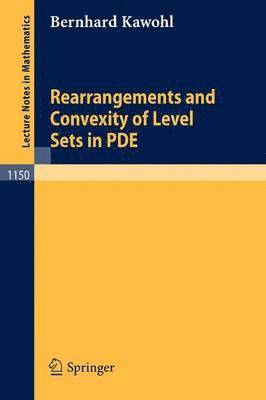 bokomslag Rearrangements and Convexity of Level Sets in PDE