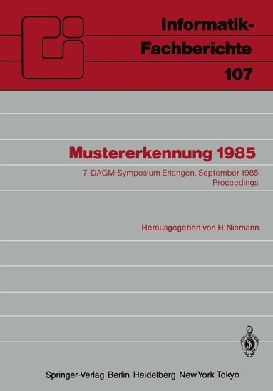 H. Niemann - Mustererkennung 1985, Häftad