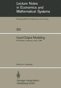 bokomslag Input-Output Modeling