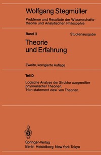bokomslag Logische Analyse der Struktur ausgereifter physikalischer Theorien 'Non-statement view' von Theorien