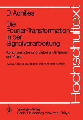 bokomslag Die Fourier-Transformation in der Signalverarbeitung