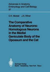 bokomslag The Comparative Anatomy of Neurons: Homologous Neurons in the Medial Geniculate Body of the Opossum and the Cat