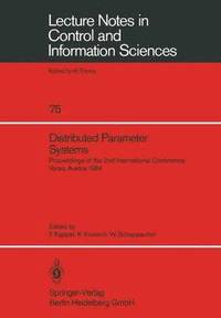 bokomslag Distributed Parameter Systems