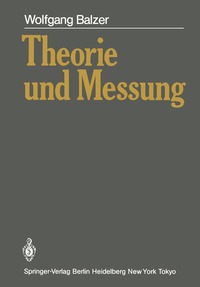 bokomslag Theorie und Messung