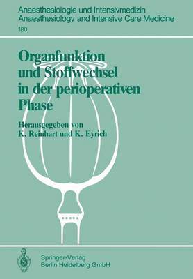 bokomslag Organfunktion und Stoffwechsel in der perioperativen Phase