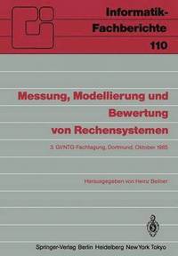 bokomslag Messung, Modellierung und Bewertung von Rechensystemen