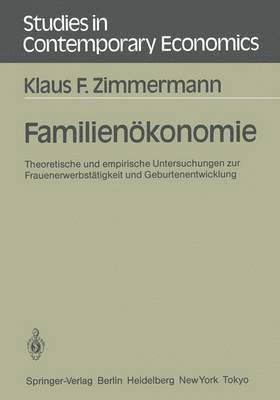 bokomslag Familienökonomie