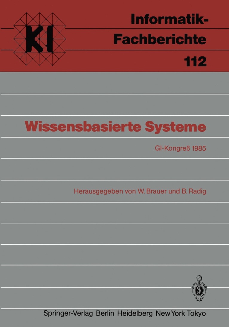 Wissensbasierte Systeme 1