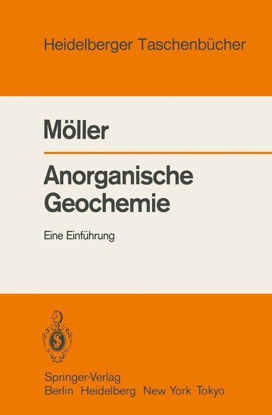Peter Möller - Anorganische Geochemie, Häftad