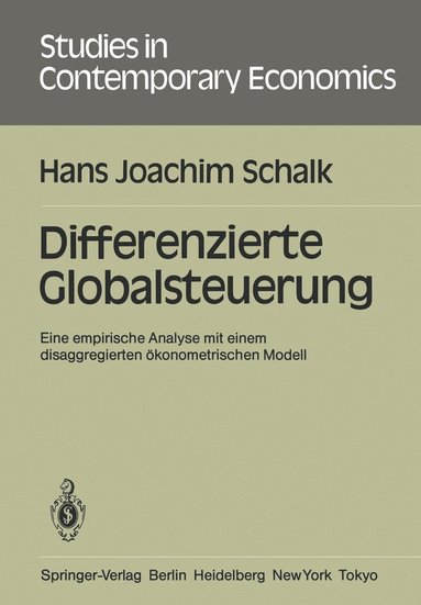 bokomslag Differenzierte Globalsteuerung