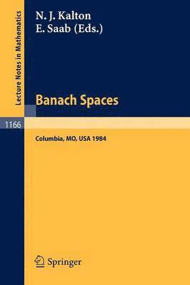 Banach Spaces 1