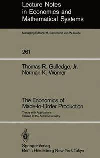 bokomslag The Economics of Made-to-Order Production